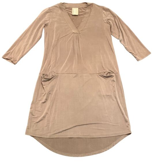 Anthropologie Womens Dolan Teegan brown soft dress with pockets Small - Picture 2 of 7